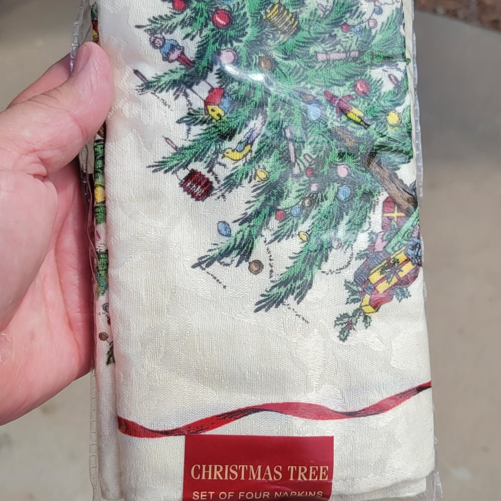 Set of 4 Christmas napkins